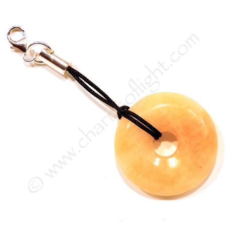 Aragonite Pi Stone Charm